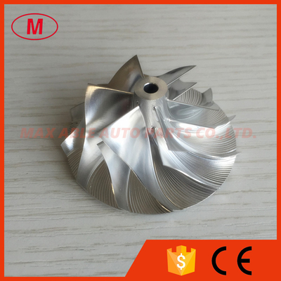 TD03 39.60/56.00mm 6+6 blades Turbo milling/aluminum 2618/billet compressor wheel