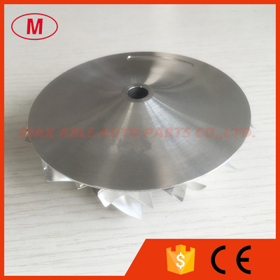 RHG6 60.65/82.05mm 6+6 blades high performance turbo billet compressor wheel for Chevy 6.6
