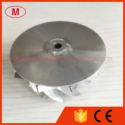 CT12 47.04/58.03mm 11+0 blades Turbocharger aluminum 2618/milling/billet compressor wheel