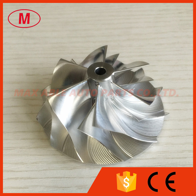 K04 49.62/61.98mm 6+6 blades high performance turbo milling/ billet compressor wheel
