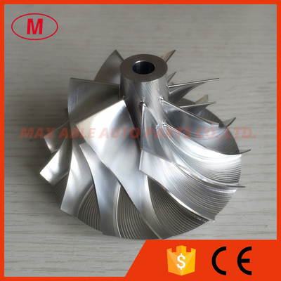 S200 51.80/74.10mm 7+7 blades Turbo Billet/milling/aluminum 2024 compressor wheel
