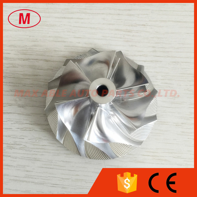 GT15-25 Forward 44.39/60.01mm 6+6 Blades 784369-0002/787571-0002 turbo milling/aluminum 2618/billet compressor wheel