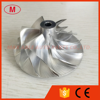 GT15-25 Forward 44.39/60.01mm 6+6 Blades 784369-0002/787571-0002 turbo milling/aluminum 2618/billet compressor wheel