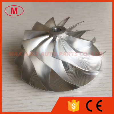 T04B 409179-0028 59.00/76.13mm 11+0 BLADES high performance Turbo billet compressor wheel