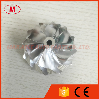 GT28 49.62/61.98mm 6+6 blades racing turbocharger billet/milling compressor wheel