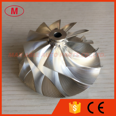 GTX3576 56.84/76.20mm 434292-0007 11+0 blades turbo Milling/billet compressor wheel