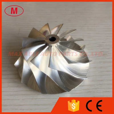 GTX3576 58.00/76.13mm 11+0 blades performance turbo Milling/billet compressor wheel