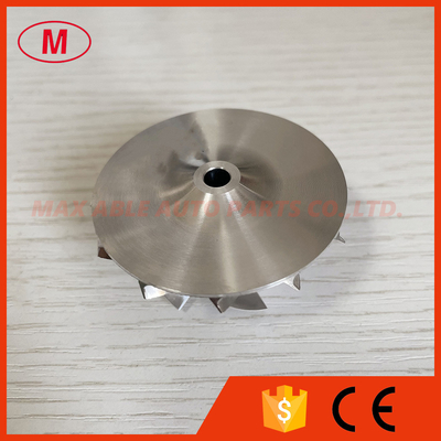 GT1749 6+6 blades 702489-0005/0001 36.39/49.10mm high performance turbo milling/aluminum 2618/billet compressor wheel