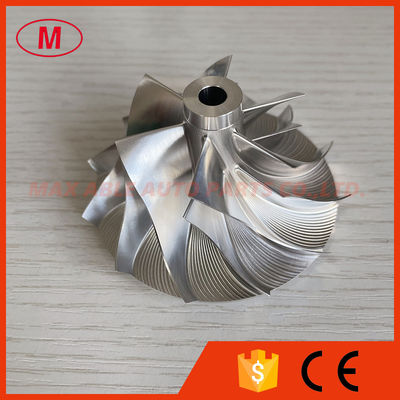 T350 46.80/69.00mm 6+6 blades 446278-0002 high performance turbo aluminum 2618/milling/ Billet compressor wheel