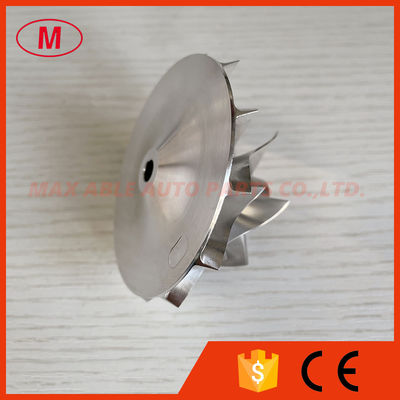 T350 46.80/69.00mm 6+6 blades 446278-0002 high performance turbo aluminum 2618/milling/ Billet compressor wheel