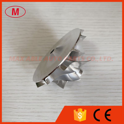 T350 46.80/69.00mm 6+6 blades 446278-0002 high performance turbo aluminum 2618/milling/ Billet compressor wheel