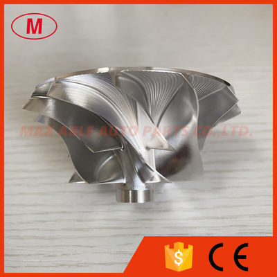 T350 46.80/69.00mm 6+6 blades 446278-0002 high performance turbo aluminum 2618/milling/ Billet compressor wheel