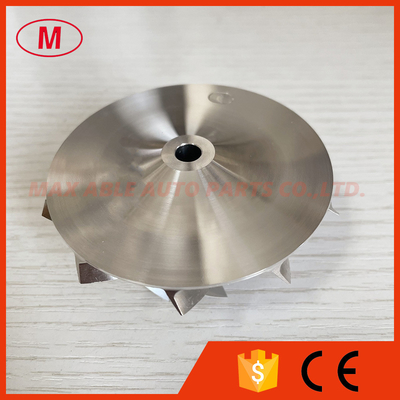 TB3403 forward 10+0 blades 48.55/69.00mm high performance Turbocharger milling/aluminum 2618/billet compressor wheel