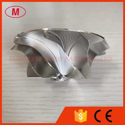 TB3403 forward 10+0 blades 48.55/69.00mm high performance Turbocharger milling/aluminum 2618/billet compressor wheel