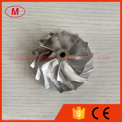 K16 49.09/68.62mm 7+7blades high performance milling/aluminum 2618/billet compressor wheel