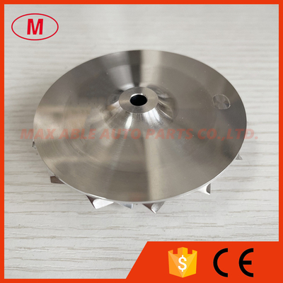 K16 49.09/68.62mm 7+7blades high performance milling/aluminum 2618/billet compressor wheel