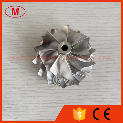 S200 171779 58.60/80.57mm 7+7 blades high performance Turbo milling/aluminum 2618/billet compressor wheel