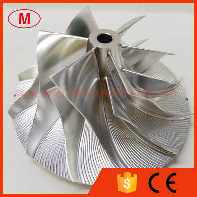 HX40 63.00/99.01mm 6+6 blades high performance Turbocharger milling/aluminum 2618/billet compressor wheel
