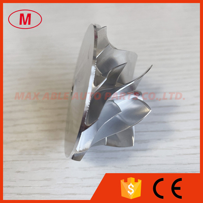 GTX2860R 45.66/60.00mm 7+7blades LEP style turbo milling/aluminum 2618/billet compressor wheel