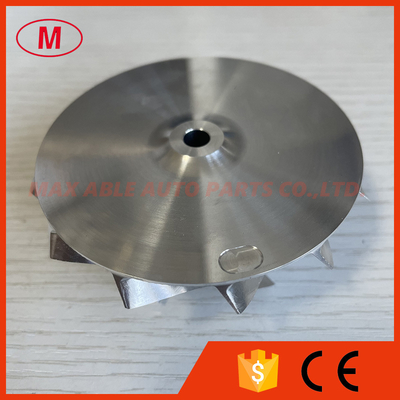 T04B 409179-0028 59.00/76.13mm 6+6 blades high performance turbocharger milling/aluminum 2618/billet compressor wheel