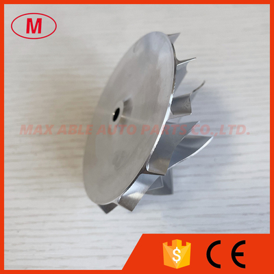 T04B 409179-0028 59.00/76.13mm 6+6 blades high performance turbocharger milling/aluminum 2618/billet compressor wheel