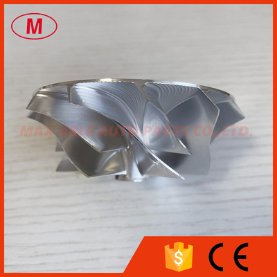 T04B 409179-0028 59.00/76.13mm 6+6 blades high performance turbocharger milling/aluminum 2618/billet compressor wheel