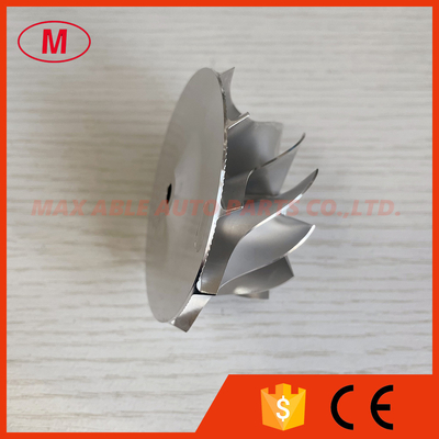 GT2871 452546-0005/trim56 53.11/70.98mm 11+0 blades Bore:5.99mm performance aluminum 2618/billet compressor wheel