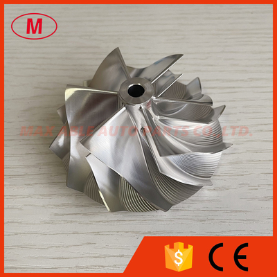 TD05H 59.05/76.13mm 6+6 blades high performance Turbocharger milling/aluminum 2618/billet compressor wheel
