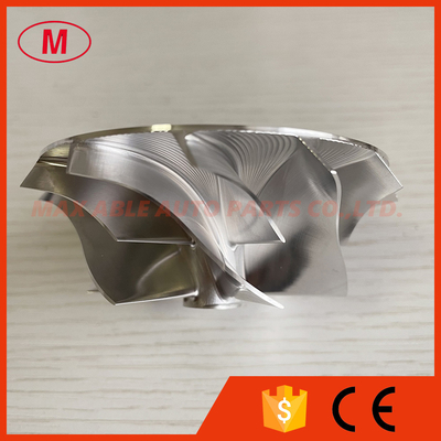 TD05H 59.05/76.13mm 6+6 blades high performance Turbocharger milling/aluminum 2618/billet compressor wheel