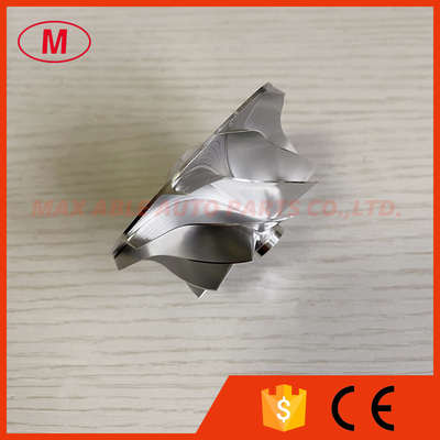 GT15-25 48.00/61.98mm 11+0 blades high performance turbocharger milling/aluminum 2618/billet compressor wheel