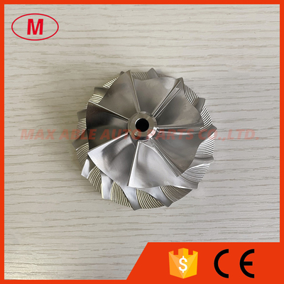 RHF55 55.50/76.13mm 7+7 blades turbo milling/aluminum 2618/billet compressor wheel
