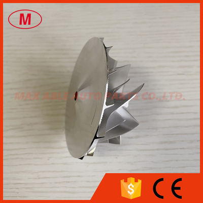 RHF55 55.50/76.13mm 7+7 blades turbo milling/aluminum 2618/billet compressor wheel