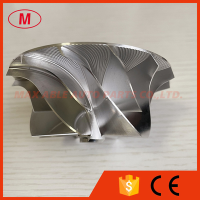 RHF55 55.50/76.13mm 7+7 blades turbo milling/aluminum 2618/billet compressor wheel