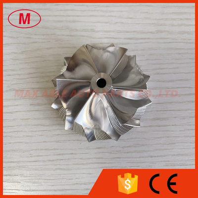 B03G forward 53.90/67.00mm 1867-123-2001 6+6 blades high performance milling/aluminum 2618/billet compressor wheel