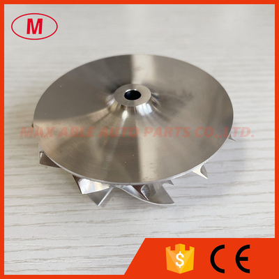 B03G forward 53.90/67.00mm 1867-123-2001 6+6 blades high performance milling/aluminum 2618/billet compressor wheel