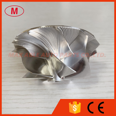 B03G forward 53.90/67.00mm 1867-123-2001 6+6 blades high performance milling/aluminum 2618/billet compressor wheel