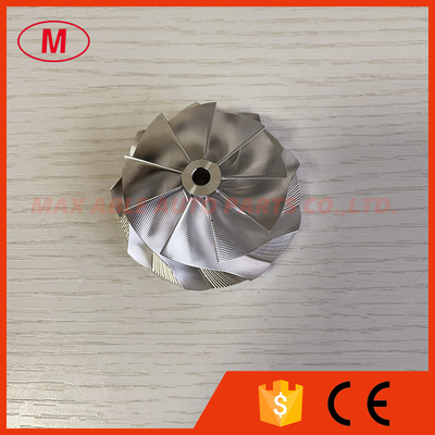 TD04 48.35/60.00mm 9+0 Blades Point milling turbo aluminum 2618/Milling/billet compressor wheel