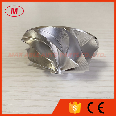 TD04 48.35/60.00mm 9+0 Blades Point milling turbo aluminum 2618/Milling/billet compressor wheel