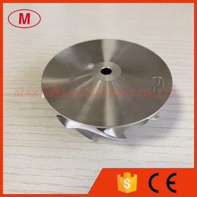 TD04 48.35/60.00mm 9+0 Blades Point milling turbo aluminum 2618/Milling/billet compressor wheel