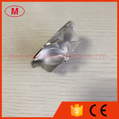 TD04 48.35/60.00mm 9+0 Blades Point milling turbo aluminum 2618/Milling/billet compressor wheel