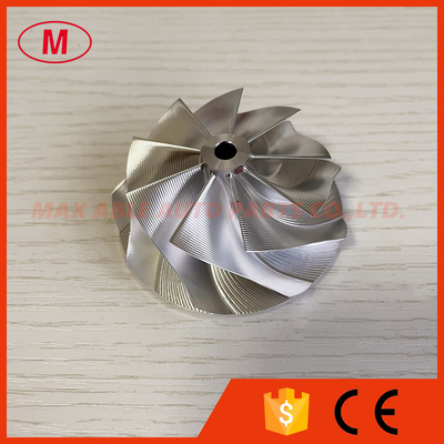 TD04 48.35/60.00mm 9+0 Blades Point milling turbo aluminum 2618/Milling/billet compressor wheel