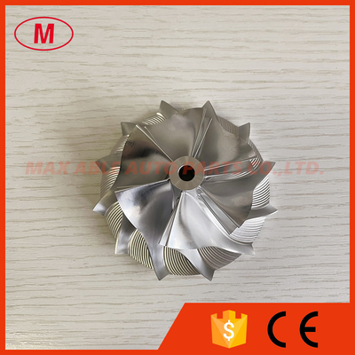 GT3076 54.97/76.13mm 6+6 blades 467756-0004F Turbocharger milling/aluminum 2618/billet compressor wheel for racing