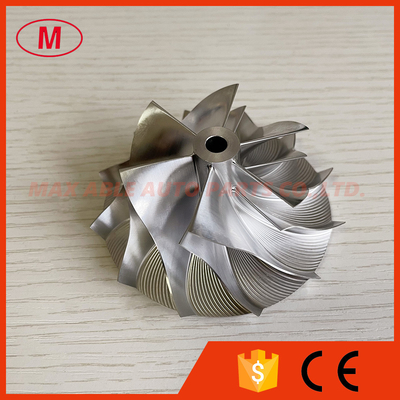 GT3076 54.97/76.13mm 6+6 blades 467756-0004F Turbocharger milling/aluminum 2618/billet compressor wheel for racing