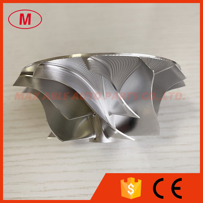 GT3076 54.97/76.13mm 6+6 blades 467756-0004F Turbocharger milling/aluminum 2618/billet compressor wheel for racing