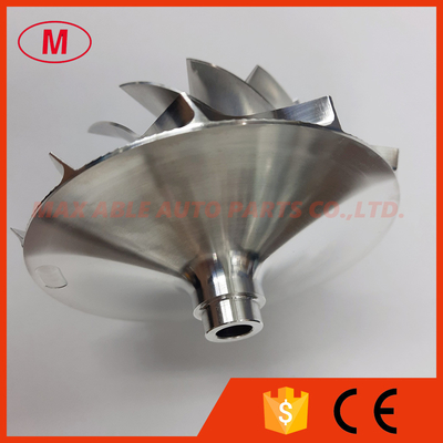 60.91/88.40mm 11+0 blades high performance Turbocharger milling/aluminum 2618/billet compressor wheel