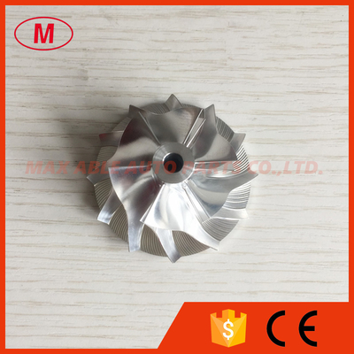 RHF4H 33.47/48.00mm 6+6 blades high performance turbo turbocharger aluminum 2024/Billet/milling compressor wheel for PSA