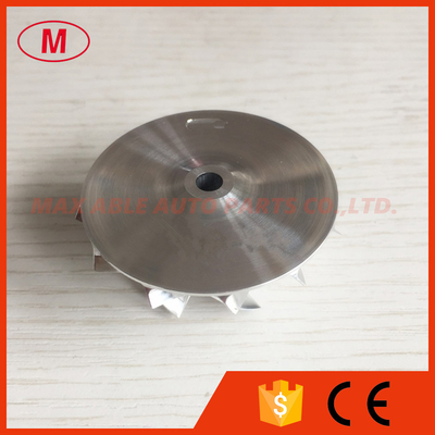 RHF4H 33.47/48.00mm 6+6 blades high performance turbo turbocharger aluminum 2024/Billet/milling compressor wheel for PSA