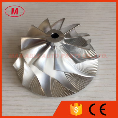 GTX3582 61.34/82.00mm 11+0 blades turbocharger milling/aluminum 2618/billet compressor wheel