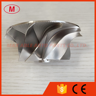 GT15-25 reverse 48.88/68.95m 11+0 blades high performance Turbo aluminum 2618/milling/ billet compressor wheel