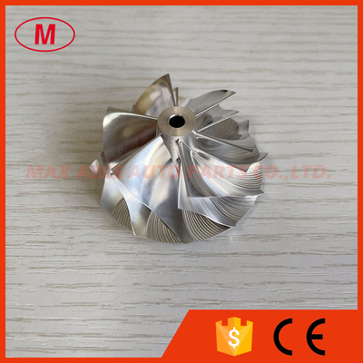 GT12 42.00/50.96mm 6+6 blades high performance Turbo milling/aluminum 2618/billet compressor wheel